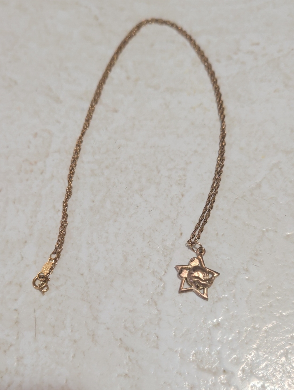 Gold Star Pendant Necklace - Women Jewelry Sterling Silver